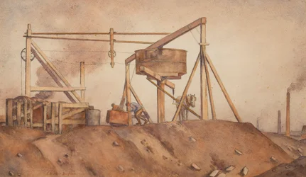 In the Gin Pit (akwarela na papierze)