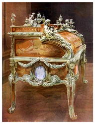 Biurko Ludwika XV, Luwr, Paryż, 1911-1912.
