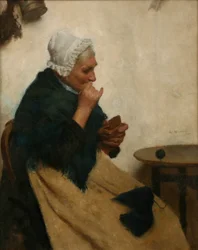 Szczypta tabaki (olej na płótnie)