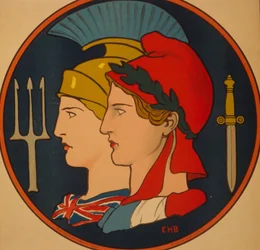 Godło Francji i Wielkiej Brytanii, 1917