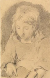 Młoda dziewczyna Carding Wool