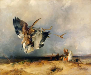 Hawking w dawnych czasach, ok. 1831 r. (olej na płótnie)