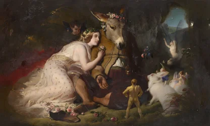 Scena ze Snu nocy letniej. Tytania i Dół