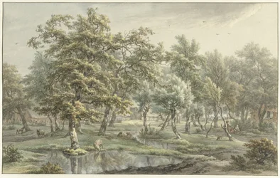Krajobraz w Eext (prowincja Drenthe) Twarz na wschodzie (Drenthe)