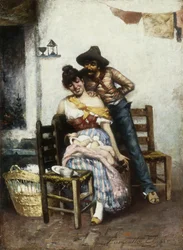 Szczęśliwa rodzina, 1860