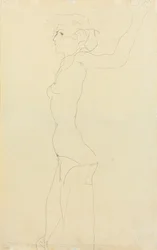 Akt kobiecy; Madchenakt, 1911