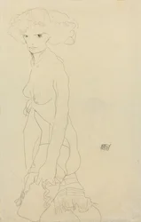 Akt kobiecy; Madchenakt, 1911