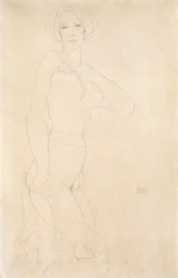 Naga dziewczyna, 1912