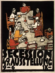 Plakat do 49. wystawy Secesja Wiedeńska, 1918