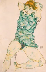 Leżąca dziewczyna, 1914