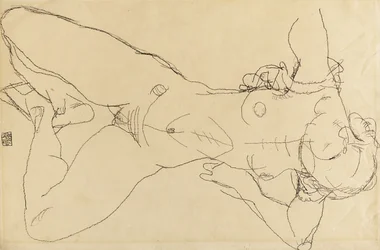 Leżący akt kobiecy, 1914