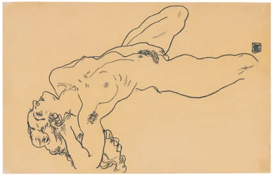 Leżący akt, 1918