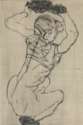 Kucająca kobieta, 1914.