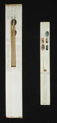 Dwie palety, z Grobowca Tutanchamona, Dolina Królów, Nowe Królestwo, ok. 1353-1327 pne
