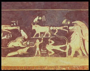 Konstelacje, z komory grobowej Grobowca Seti I, Nowe Państwo, 1294-1279 pne (malowidło ścienne)