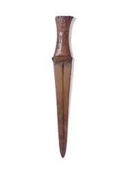 Sztylet, Nowe Królestwo, c.1156-51 pne (drewno i brąz)