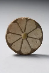 Inkrustacja kwiatowa, Nowe Królestwo, panowanie Ramzesa III, 1184-53 pne (fajans)