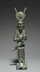 Statuetka Izydy i Horusa, 664-30 pne