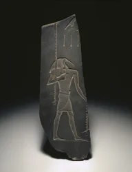 Thoth, bóg nauki i patron skrybów, 663-525 p.n.e. (łupek)