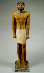 Atjema Standing (malowany wapień)