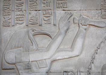 Thot, świątynia Kom Ombo (relief)