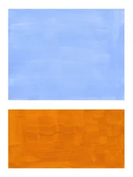Niebiesko-pomarańczowy abstrakt