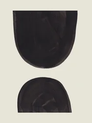 Ciemne abstrakcyjne kształty