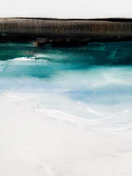 Spokojny widok na ocean