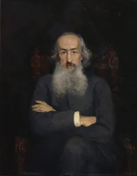Portret historyka Konstantina Nikołajewicza Bestużewa-Riumina 1829-1897, 1889