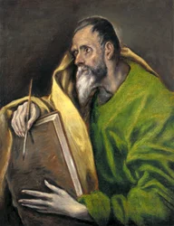 Św. Łukasz (olej na płótnie)