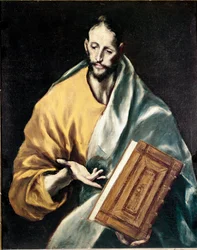 Apostolat katedry w Toledo: Apotre Saint James the Minor. Obraz Domenikosa Theotokopoulosa dit El Greco (1540-1614)