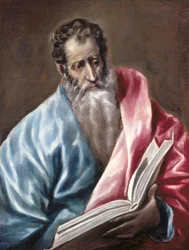 Św. Mateusz (olej na płótnie)