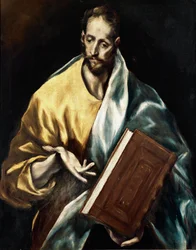 Apotre św. Jakuba Mniejszego. Obraz Domenikos Theotokopoulosa dit El Greco (1540-1614)