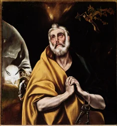 Łzy św. Piotra (olej na płótnie, ok. 1594–1604)