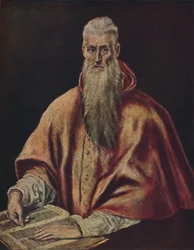 Święty Hieronim jako kardynał, Święty Hieronim jako kardynał, c1590-1600, 1938