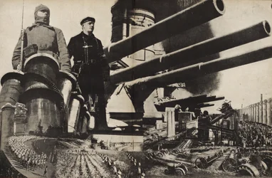 Armia Czerwona. Ilustracja z ZSRR buduje socjalizm, 1933.
