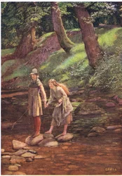 Rosalind i Celia (lito)