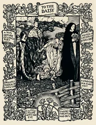 Ilustracja do wiersza Wordswortha do stokrotki, nr 2, 1923
