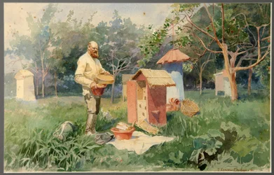 Na pasiece, 1890