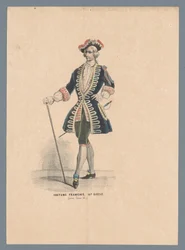 Kostium francuski, XVIII wiek (za Ludwika XV) (tytuł na obiekcie)
