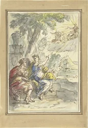 Clymene opowiada swojemu synowi Phaetonowi o swoim ojcu Apollo