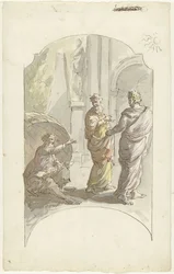 Diogenes prosi Aleksandra, aby nie stał w jego świetle