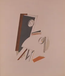 Tchórze. Figurka do opery Zwycięstwo nad słońcem A. Kruchenycha, 1920-1921