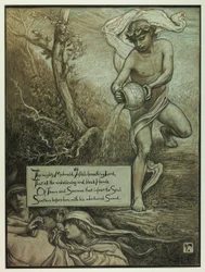 (Ilustracja do Rubáiyát Omara Khayyáma) Potężny Mahmud