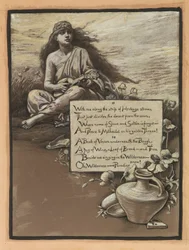 (Ilustracja do Rubáiyát Omara Khayyáma) Pieśń na pustyni