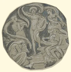 Studium Centrum Circle of Huntington Ceiling; Apollo i asystenci