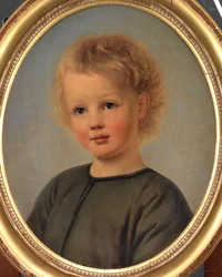 Portret Holgera Aagaarda Hammericha jako 4-latka