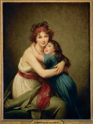 Madame Vigee-Le Brun i jej córka Julie ...
