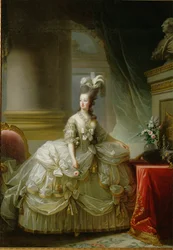 Maria Antonina, arcyksiężna, królowa Francji, córka cesarzowej Marii Teresy, siostra cesarza Józefa II (obraz na płótnie)