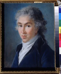 Portret księcia Iwana Bariatinskiego (1772-1825) (Portret księcia Iwana Bariatynskiego). Rysunek Marie Louise Elisabeth Vigee Lebrun (1755-1842). Pastel na papierze, 49 x 40 cm. XVIII-wieczna sztuka francuska. Muzeum Sztuk Pięknych im. Puszkina w Moskwie.